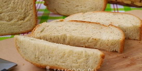 Пшеничный хлеб в хлебопечке