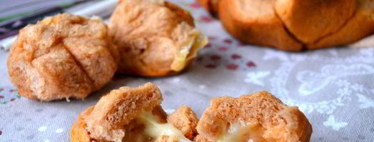 разборный томатный хлеб с начинкой. Шаг 11