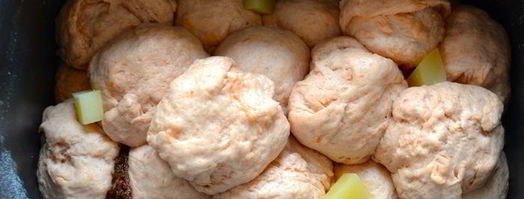 разборный томатный хлеб с начинкой. Шаг 9