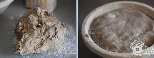 ржаной хлеб на темном пиве и на ржаной закваске. Шаг 3