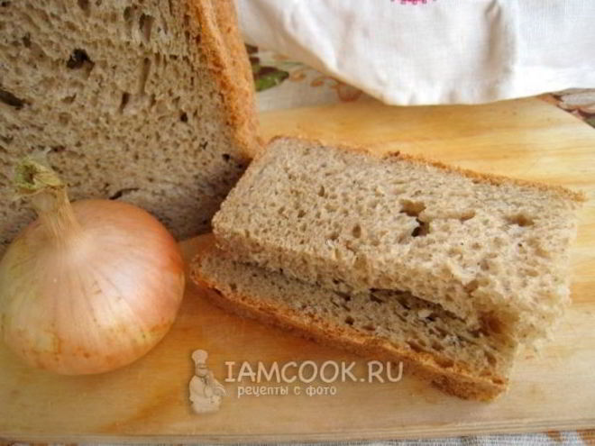 Рецепт ржаного хлеба с луком