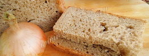 ржаной хлеб с луком. Шаг 9