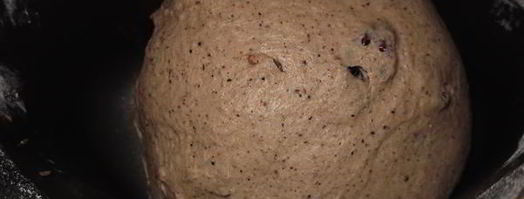 ржаной хлеб с сушеной клюквой. Шаг 2