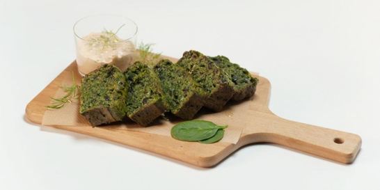 Шпинатный хлеб