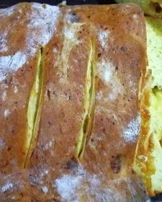 Сырный домашний хлеб