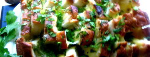 сырный хрустящий батон с чесноком. Шаг 15