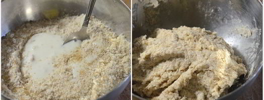 цельнозерновые мини-сконы с овсяными хлопьями. Шаг 3