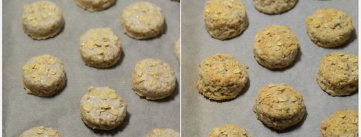 цельнозерновые мини-сконы с овсяными хлопьями. Шаг 4