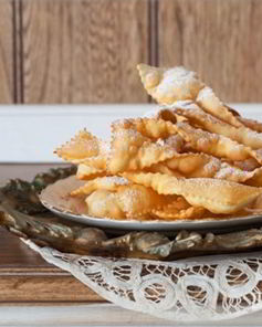 Хворост из муки и сметаны