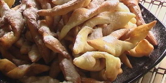 Хворост с водкой