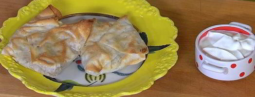 конвертики из фило с запеченными яблоками. Шаг 12