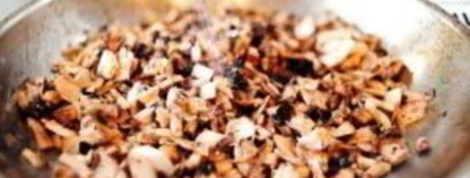 конвертики с грибами. Шаг 3