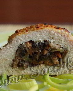 Куриный конвертик с грибами