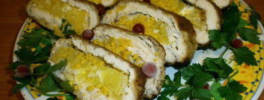 куриные конвертики с апельсинами. Шаг 11