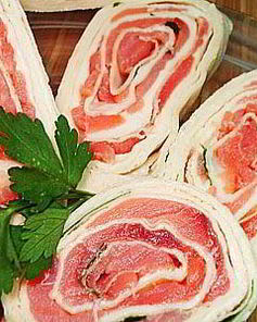 Быстрая закуска из лаваша