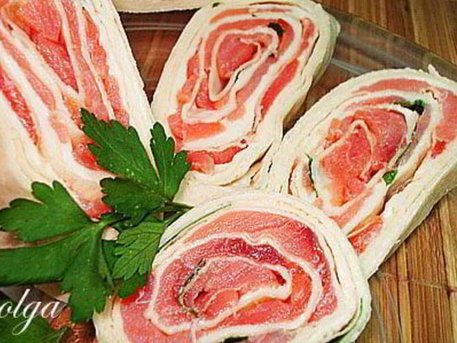 Рецепт быстрой закуски из лаваша