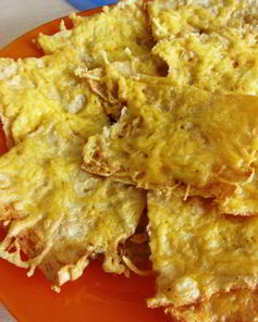 Чипсы из лаваша с сыром