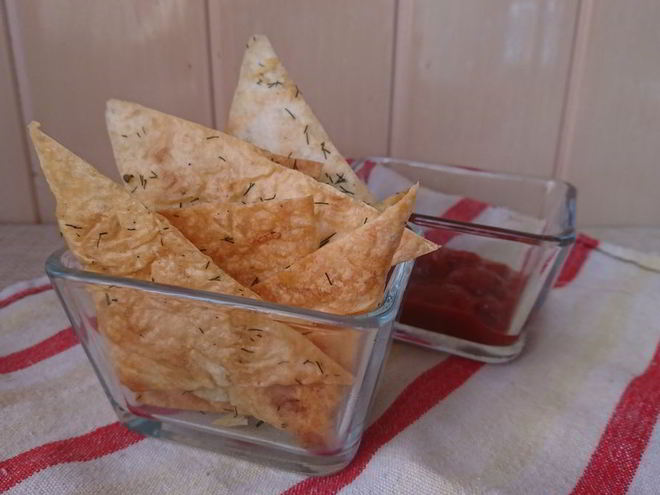 Рецепт чипсов из лаваша