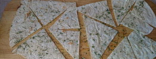 чипсы из лаваша. Шаг 5