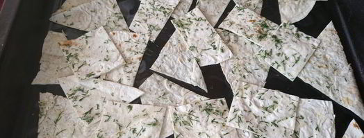 чипсы из лаваша. Шаг 6