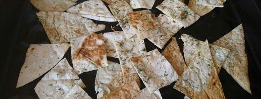 чипсы из лаваша. Шаг 7