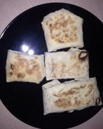 Кентельки из лаваша с крабовым салатом