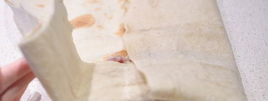 конвертики из лаваша с мясом и картофелем. Шаг 4