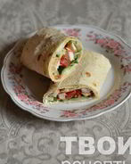 Курица в лаваше