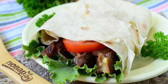 Лангет в лаваше