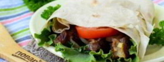 лангет в лаваше. Шаг 7