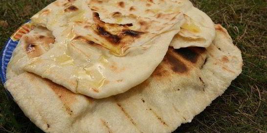 Лаваш на гриле