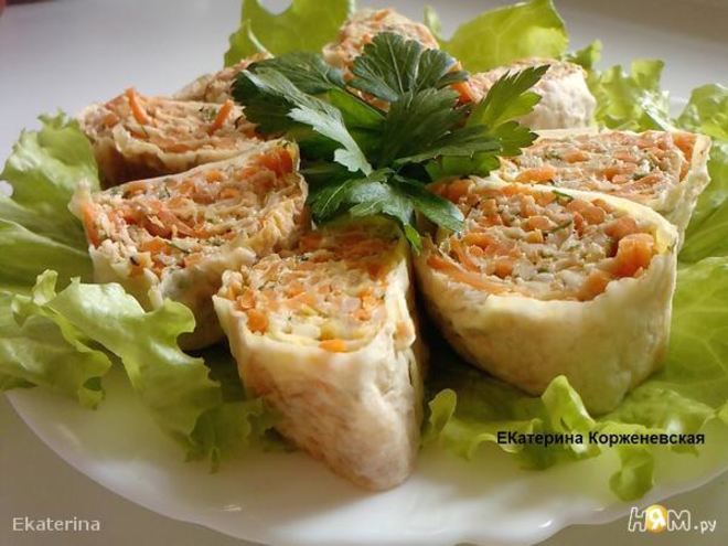 Рецепт лаваша пикантного