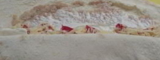 лаваш с фаршем и сыром. Шаг 9