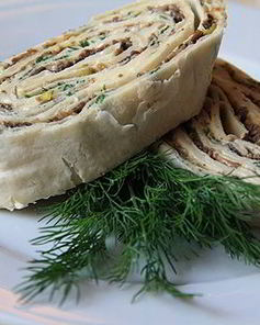 Лаваш с грибами