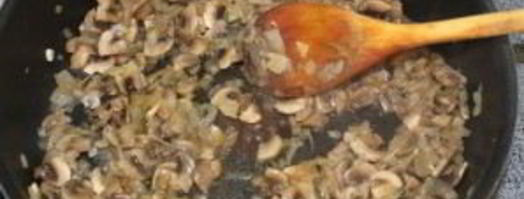 лаваш с грибами. Шаг 3