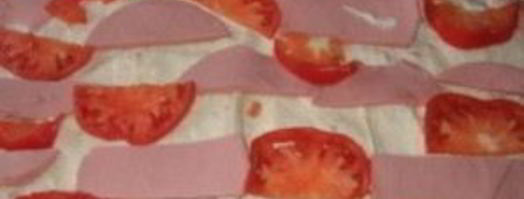 лаваш с колбасой. Шаг 2