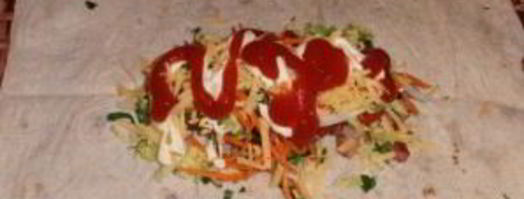 лаваш с копченой курицей. Шаг 10