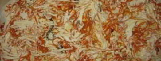 лаваш с корейской морковкой и сыром. Шаг 3