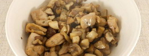 лаваш с курицей, грибами и корейской морковью. Шаг 3