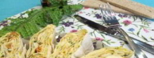 лаваш с курицей и корейской морковкой. Шаг 6