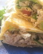 Лаваш с курицей и сыром