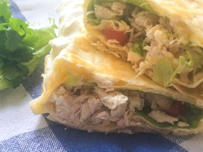 Рецепт лаваша с курицей и сыром