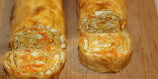 Лаваш с курицей