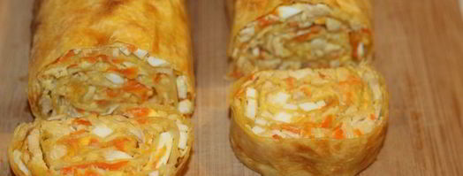 лаваш с курицей. Шаг 12