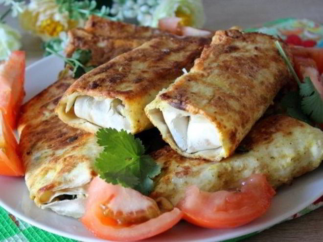 Рецепт лаваша с луком и яйцом