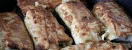 лаваш с луком и яйцом. Шаг 5