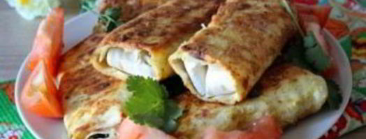 лаваш с луком и яйцом. Шаг 6