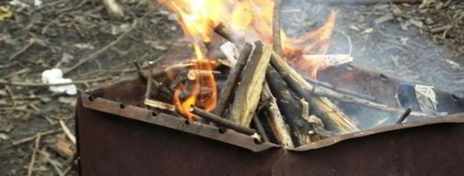 лаваш с овощами на костре. Шаг 3