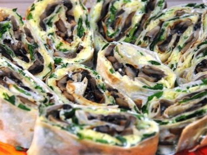 Рецепт лаваша с овощами