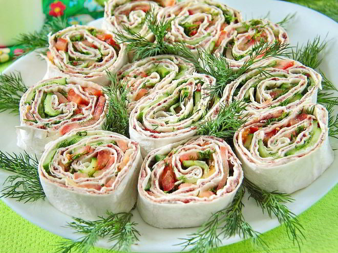 Рецепт лаваша с приправой из фасоли